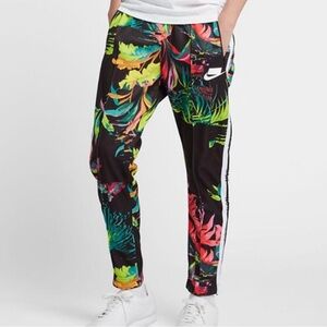 Nike Tropical Print Outdoor Gym Activewear Gorpcore Tapered Drawstring Pant M
